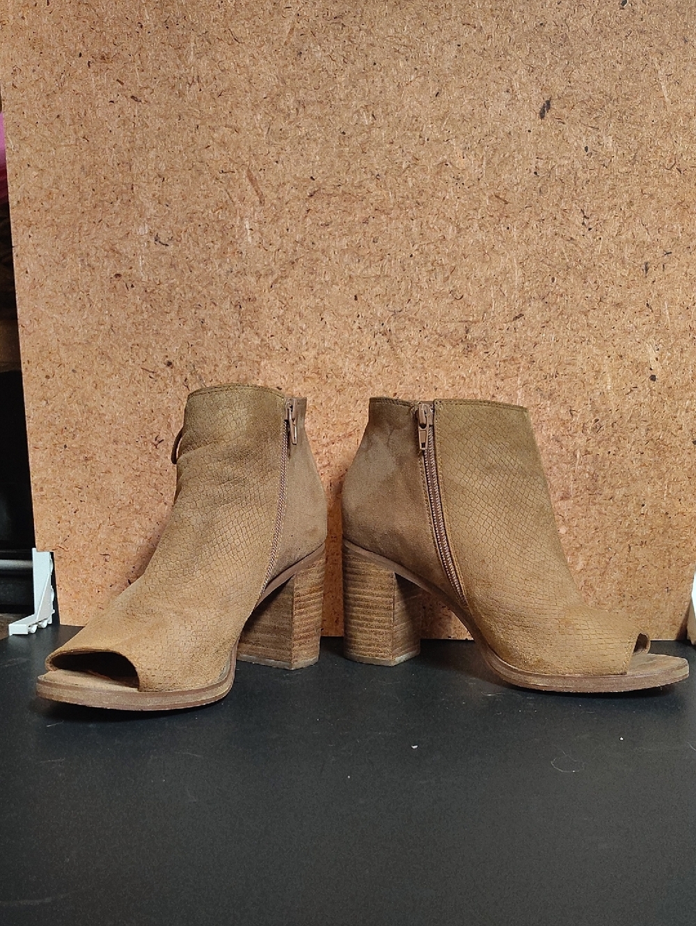 Nine West Open-Toe Ankle Booties